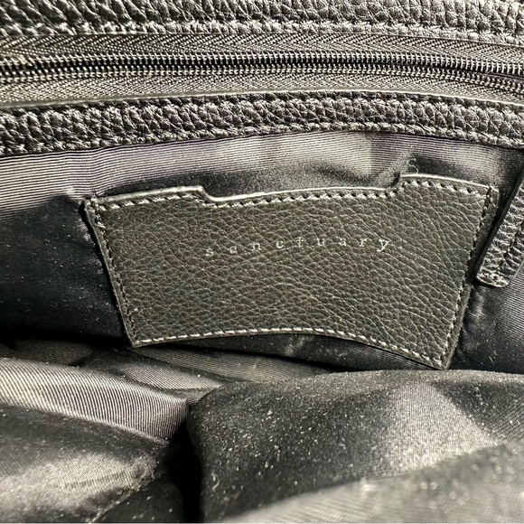 Sanctuary Green Leather Tote with Removable Crossbody Strap - Picture 4 of 6